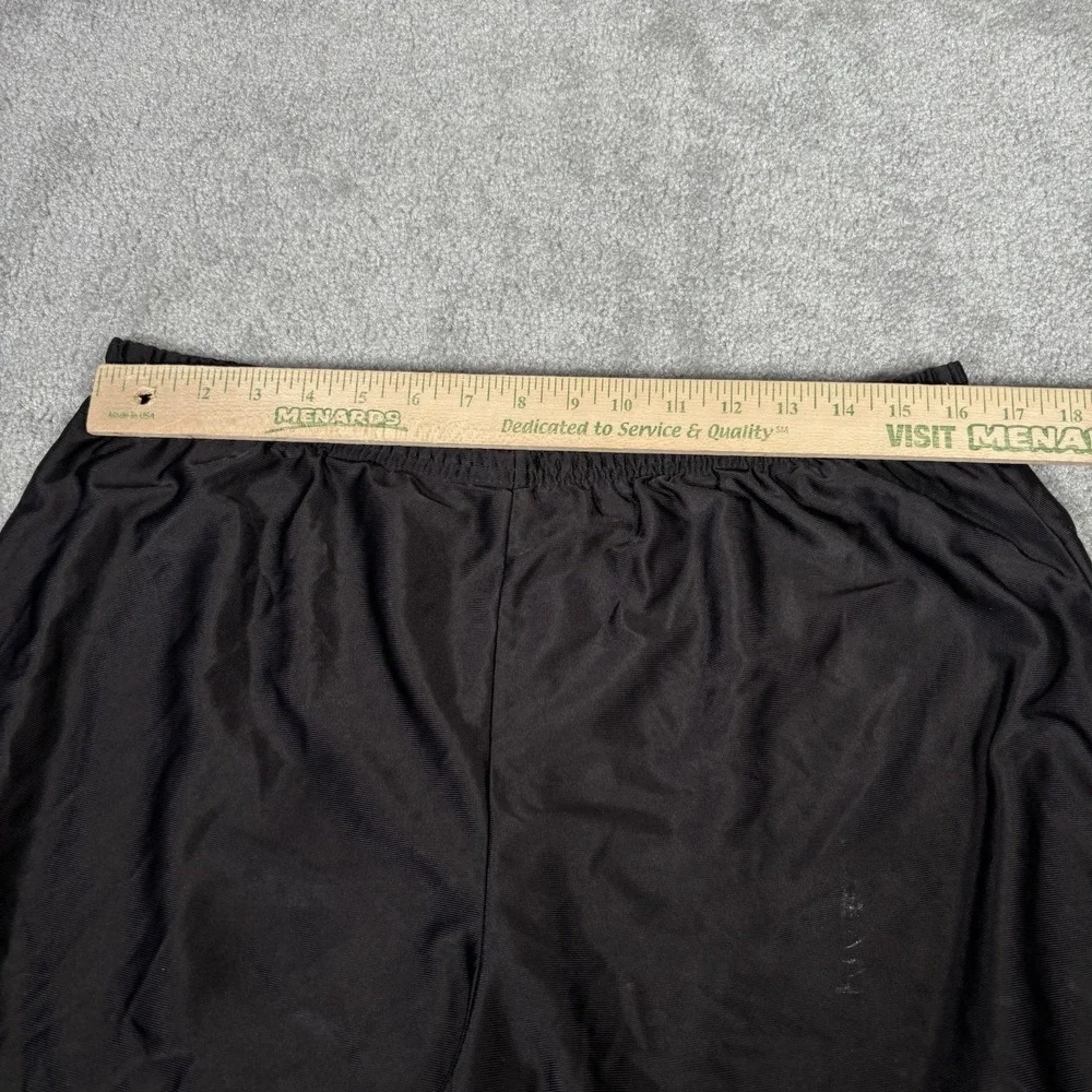 Vintage Nike Shorts Mens L Black Dazzle Shiny Drawstring Basketball Athletic 90s